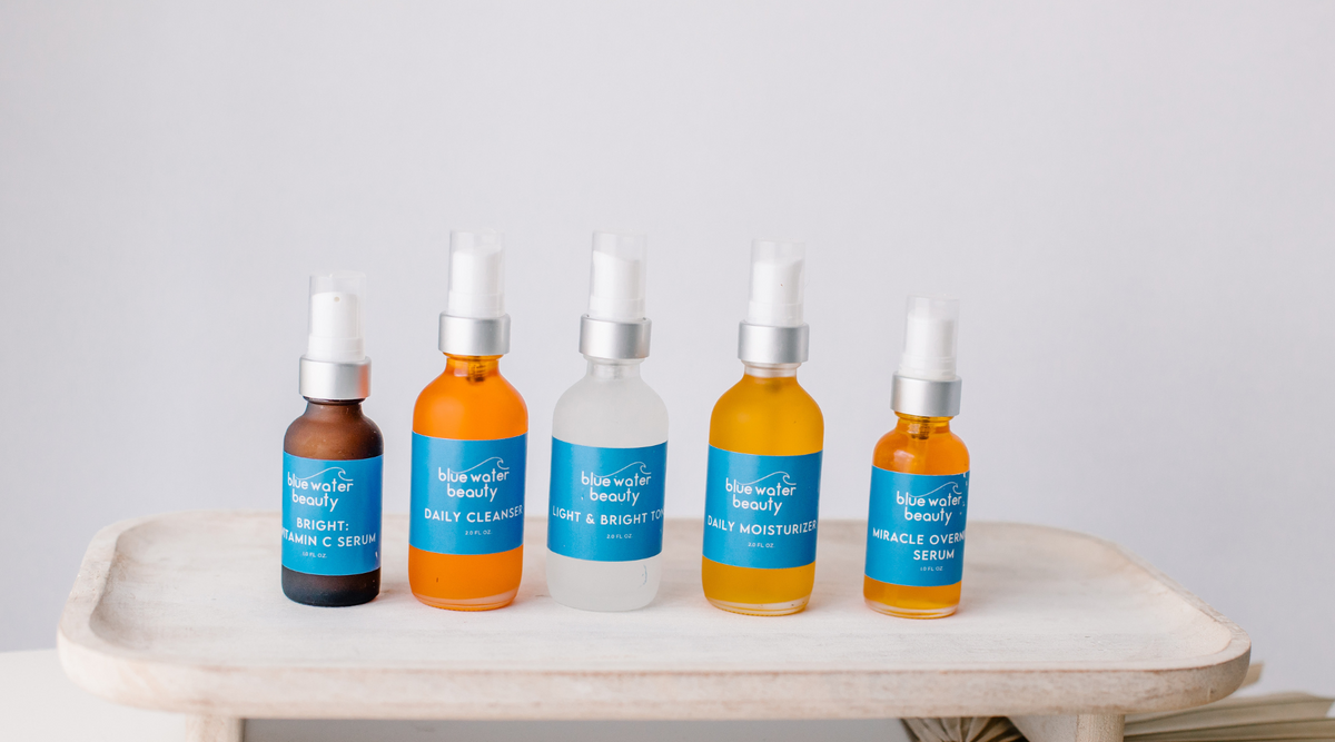 the-best-evening-skincare-routine-blue-water-beauty
