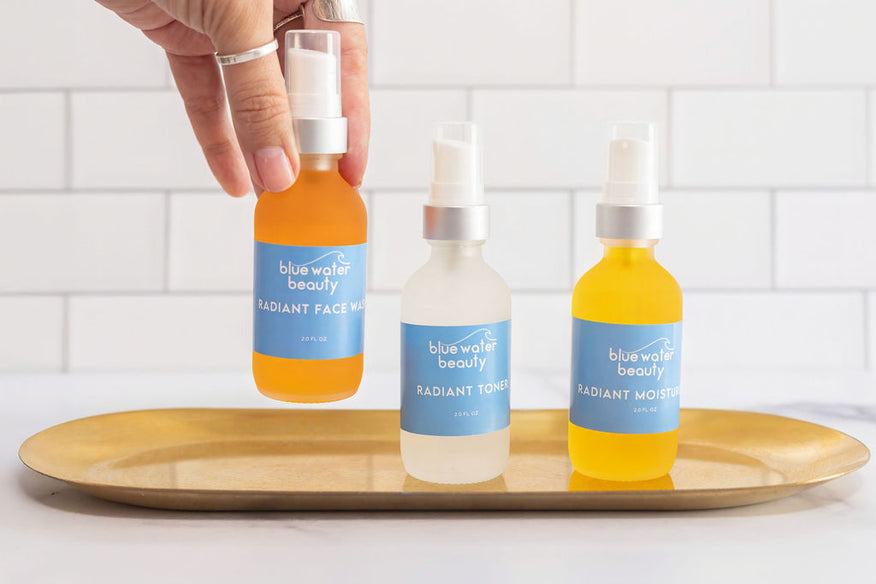 Blue Water Beauty Radiant routine