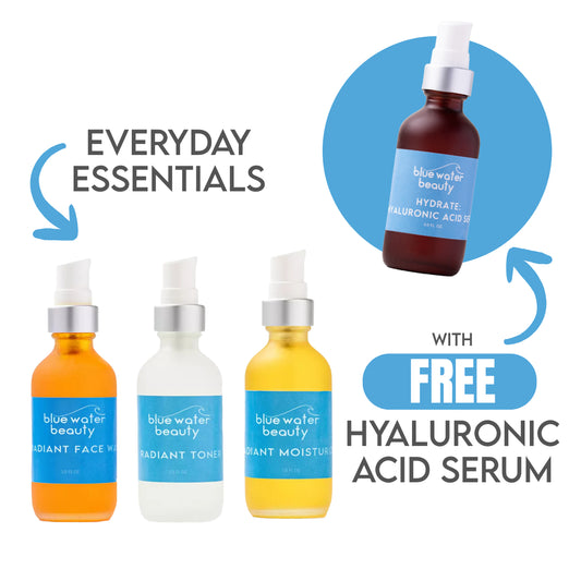 Everyday Essentials with FREE Hyaluronic Acid Serum